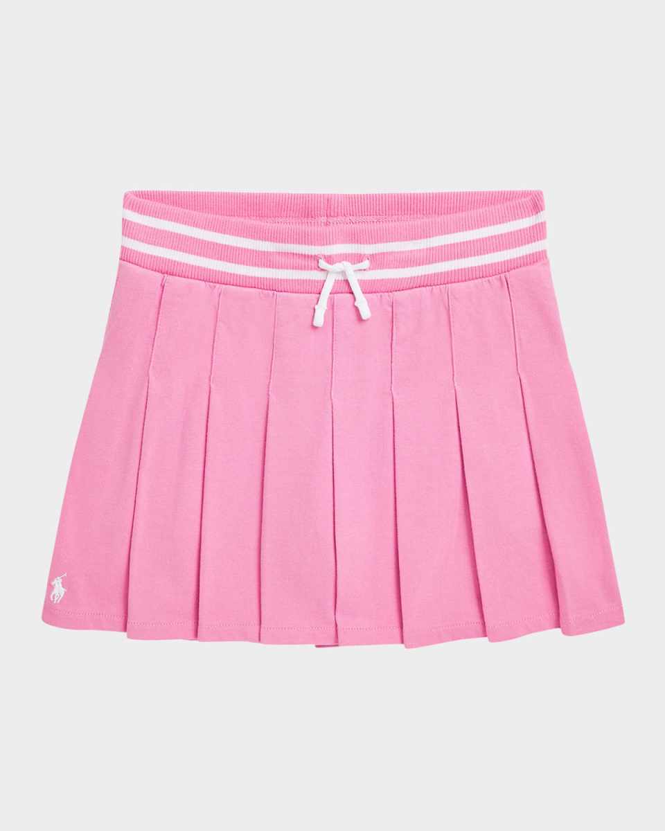 Girl's Pleated Tennis Skort, Size S-X